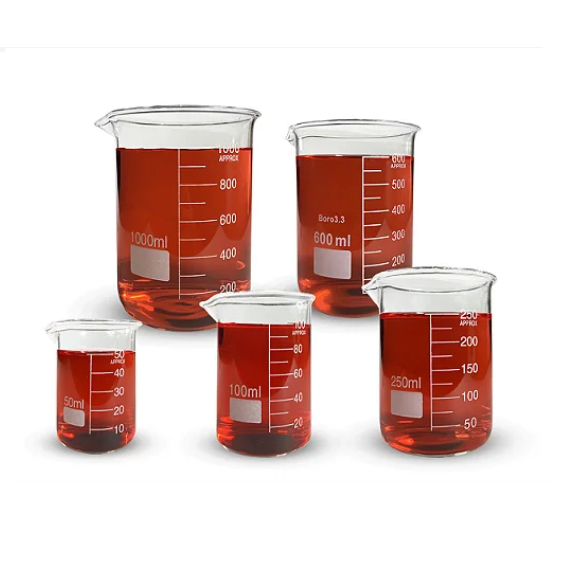 Bequer Becker De Vidro Forma Baixa Graduado - VARIOS TAMANHOS + BRINDE em Oferta na Shopee