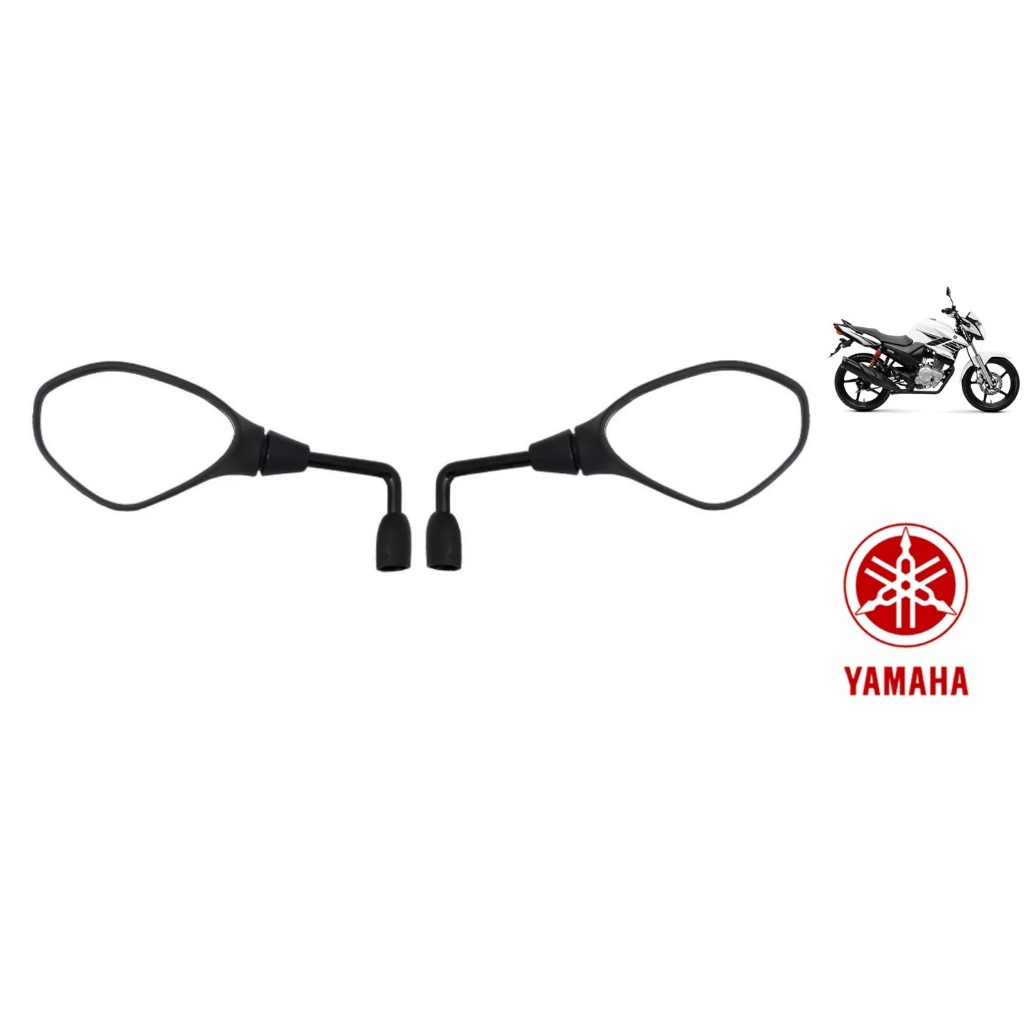 Retrovisor Bmw Gsf800 Haste Longa Rebaixado 90° Rosca Yamaha