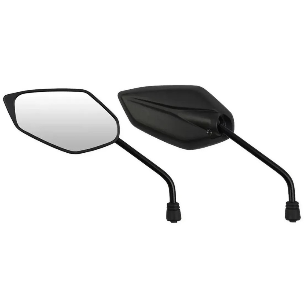 Espelho Retrovisor Moto Padrão Honda Fan 150 Titan 160 Bros Par — imagem 2 de 2