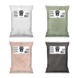 Kit 4 argilas Daessencia 200g (Branca, Verde, Rosa e Preta) Skin Care em Oferta na Shopee