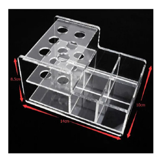 Suporte de seringa de acrílico, suporte organizador de seringa odontológica de acrílico em Oferta na Shopee