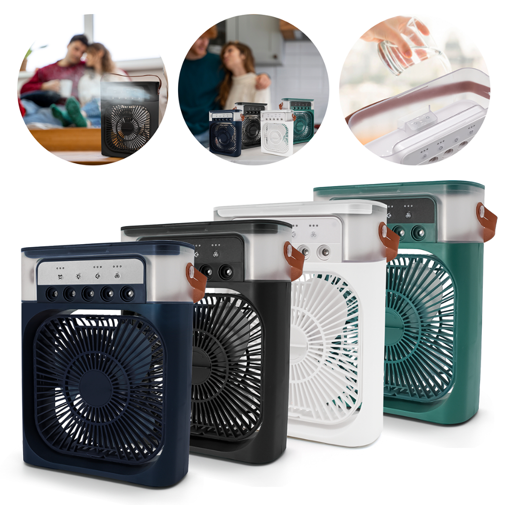Climatizador Mini Ar Condicionado Umidificador Ventilador