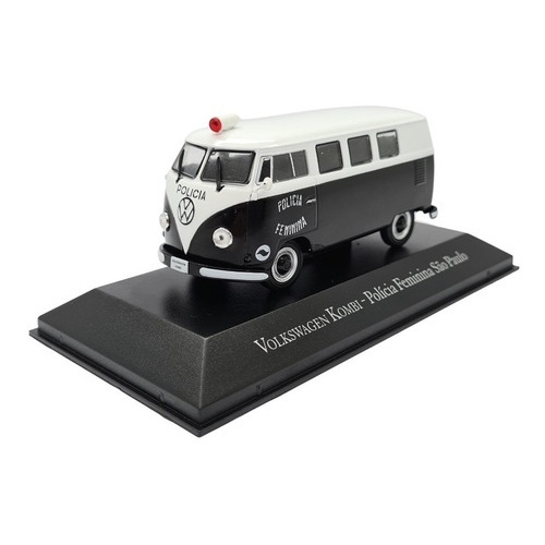 Miniatura VEÍCULOS DE SERVIÇO -  Volkswagen Kombi Polícia Feminina São Paulo - 1:43