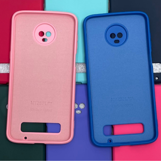 Capa Capinha Para- Z3 PLAY - Motorola Silicone Aveludado em Oferta na Shopee