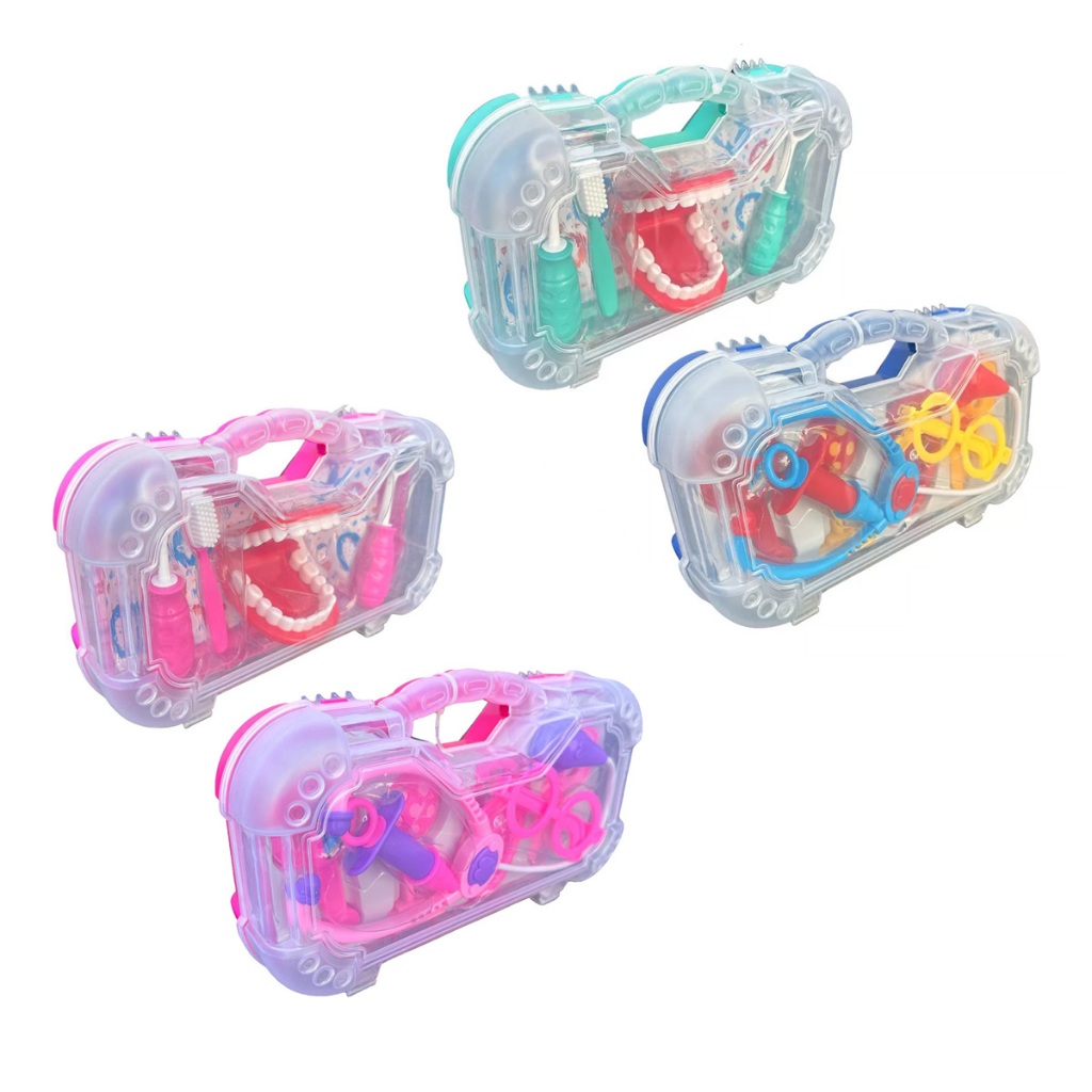 Maleta Medico Infantil Rosa Maleta Médico Azul Maleta De Dentista Verde Maleta Dentista Rosa