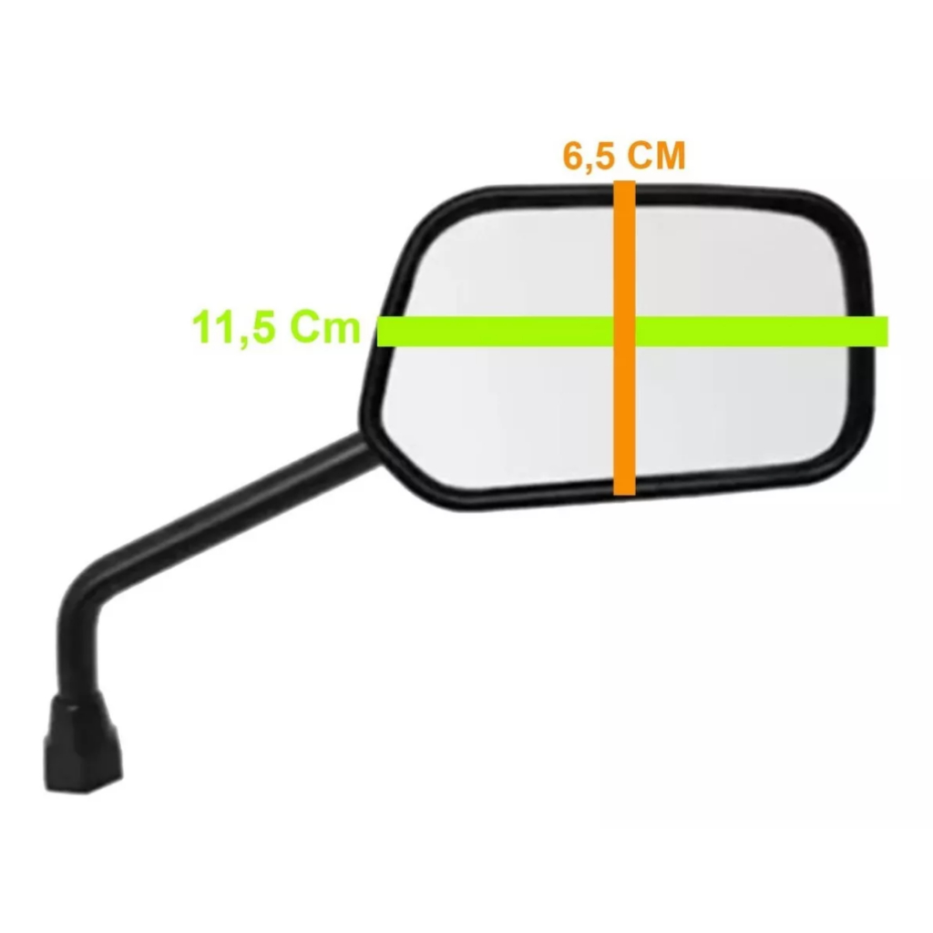 Retrovisor Cg Titan 125 00/08 Mini Par — imagem 2 de 2