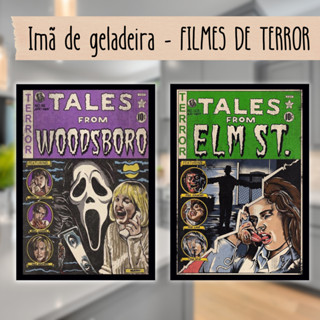 IMÃ DE GELADEIRA -TERROR COMICS (6,5x9cm ou 6x6cm) em Oferta na Shopee