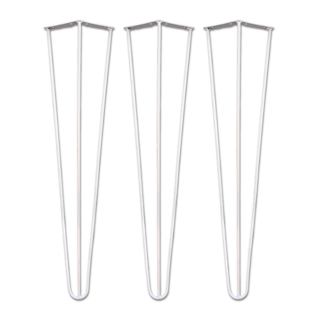 3 Pés De Mesa 70cm Hairpin Legs Branco em Oferta na Shopee