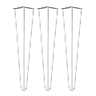 3 Pés De Mesa 70cm Hairpin Legs Branco em Oferta na Shopee