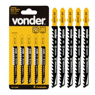 Lâmina de serra tico-tico VD 144D para plásticos e madeiras com 5 unidades - Vonder em Oferta na Shopee