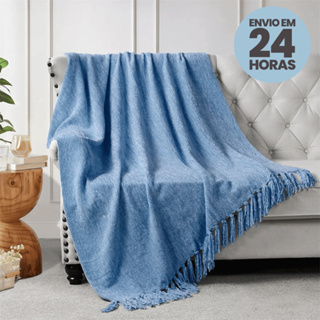 Manta de Sofá Grande Luxo 120x210 Tipo Capa Protetora e Decorativa em Oferta na Shopee