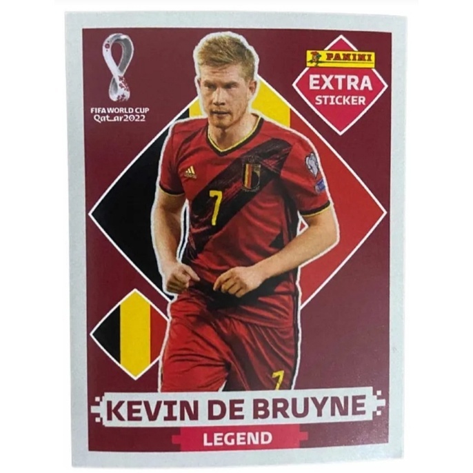 Figurinha Copa do Mundo Bordo Rara Kevin Bruyne