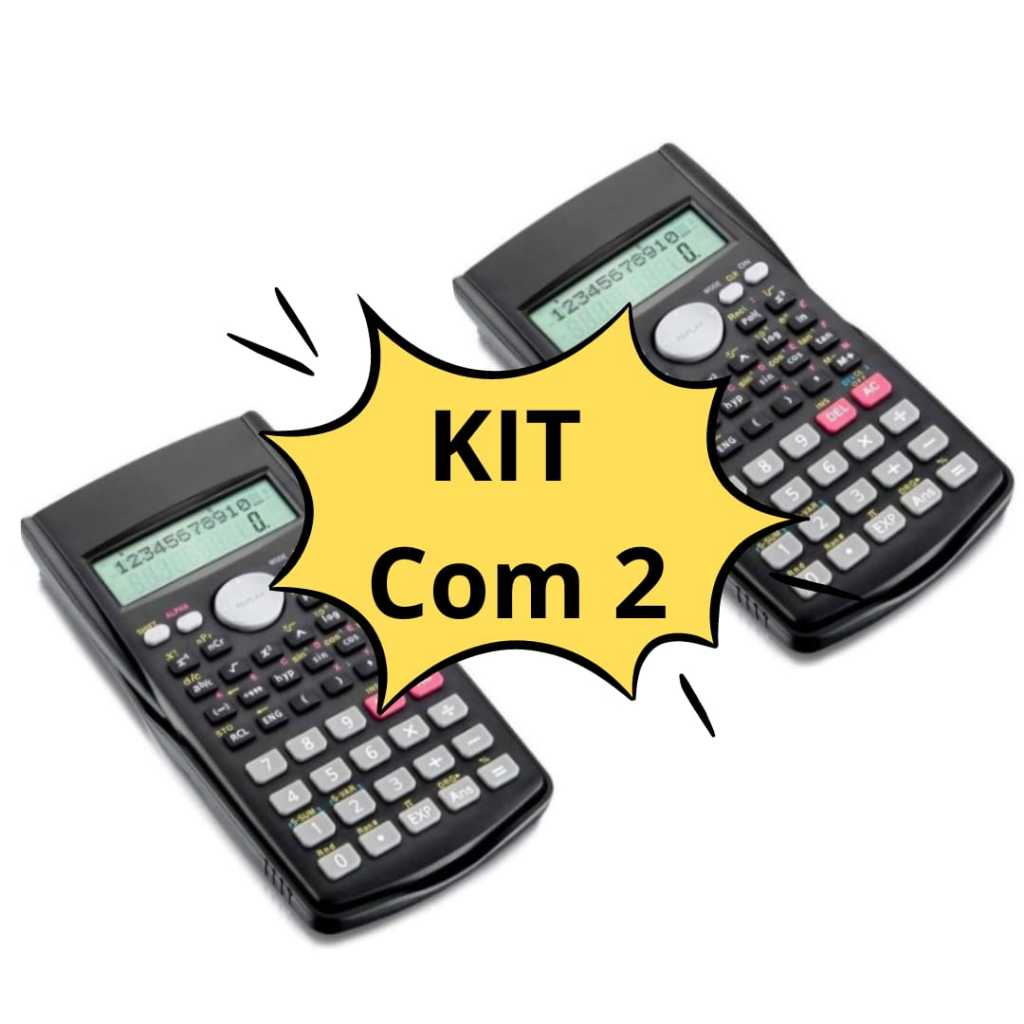KIT02 Calculadora Científica Com 240 Funções : Precisão que Apoia o Seu Sucesso Acadêmico MT068 (1) em Oferta na Shopee