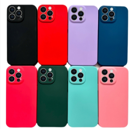 Capa Case Capinha Silicone Aveludado Iphone 11 11pro 11promax 12PRO 13pro MAX 12promax    Proteção CAMERA