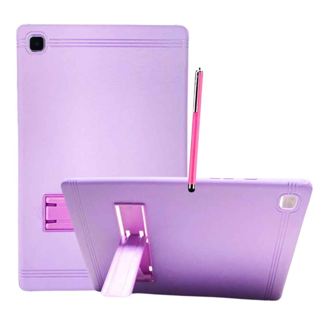 Capa Suporte Lilas para Tablet Samsung Galaxy A7 Lite 8.7 T220/T225 + Caneta Touch