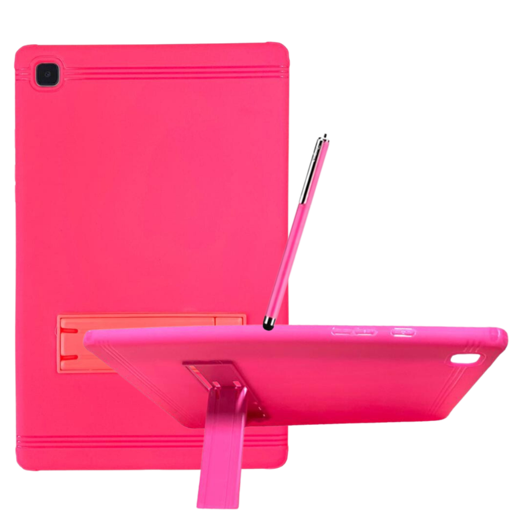 Capa Suporte Rosa para Tablet Samsung A7 Lite 8.7 T220/T225 + Caneta Touch