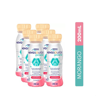 Kit 6x Novasource Proline Morango Frasco 200ml NOVA FÓRMULA em Oferta na Shopee