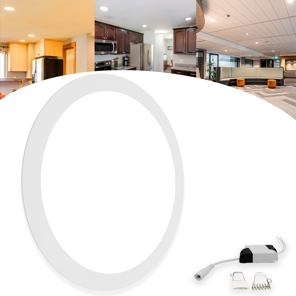 Kit 6 ou Kit 10 Painel Led Plafon Embutir 25w Redondo em Oferta na Shopee