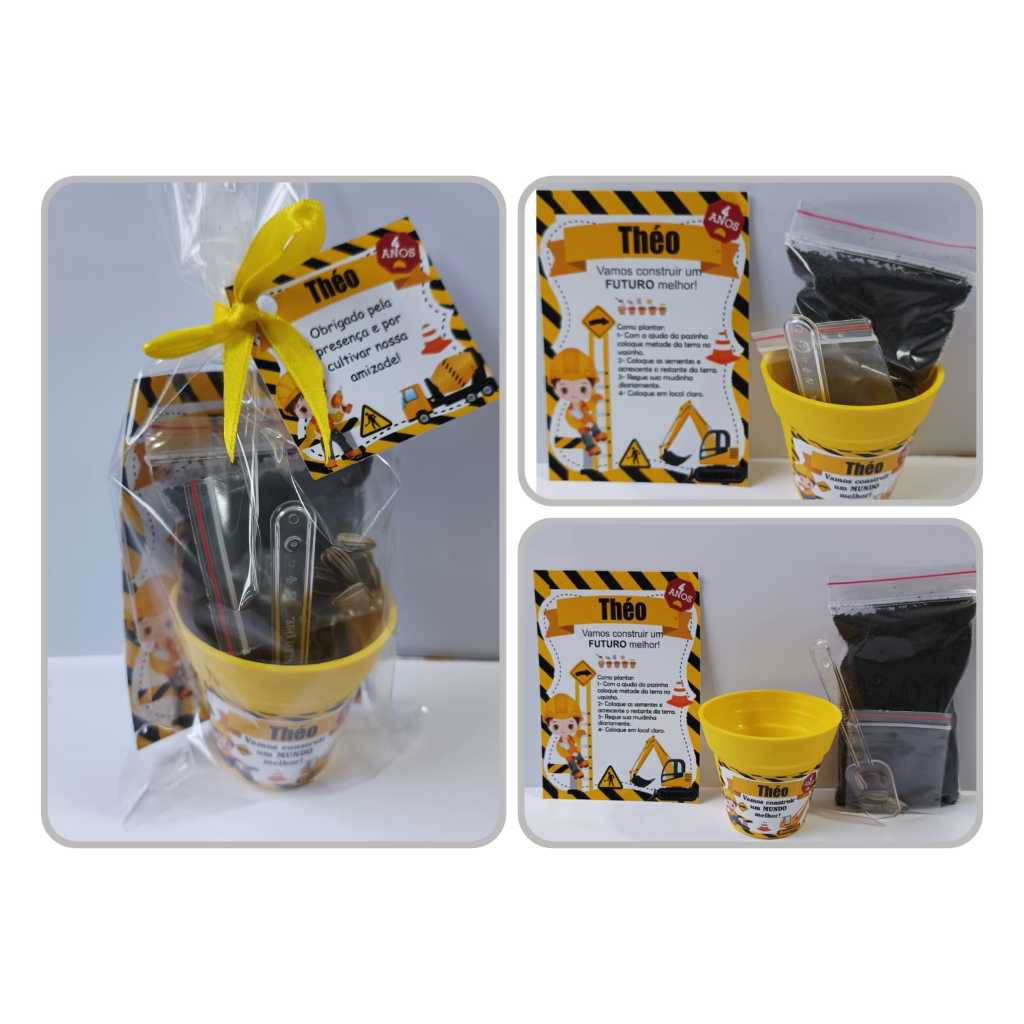 Kit Mini Plantio Ecológico 15 Lembrancinhas Personalizadas em Oferta na Shopee