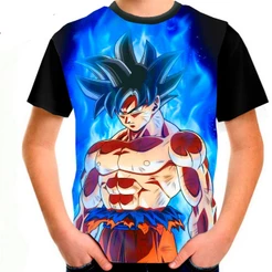 CAMISETA INFANTIL/ADULTO DRAGON BOLL Z GOKU