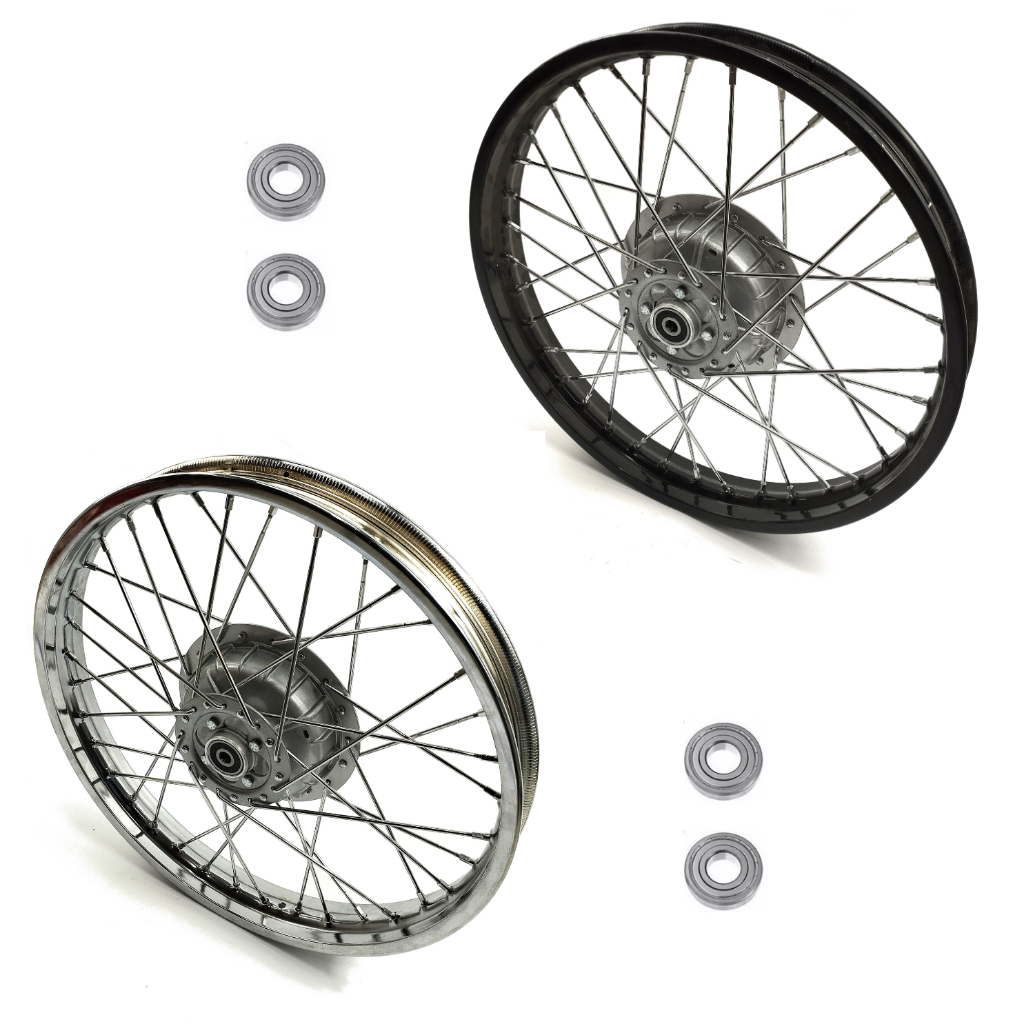 Roda Dianteira Montada Cg 125 Titan / Today De 83 a 99 + Raios 4mm e 3,6mm + Rolamento - 4 Modelos