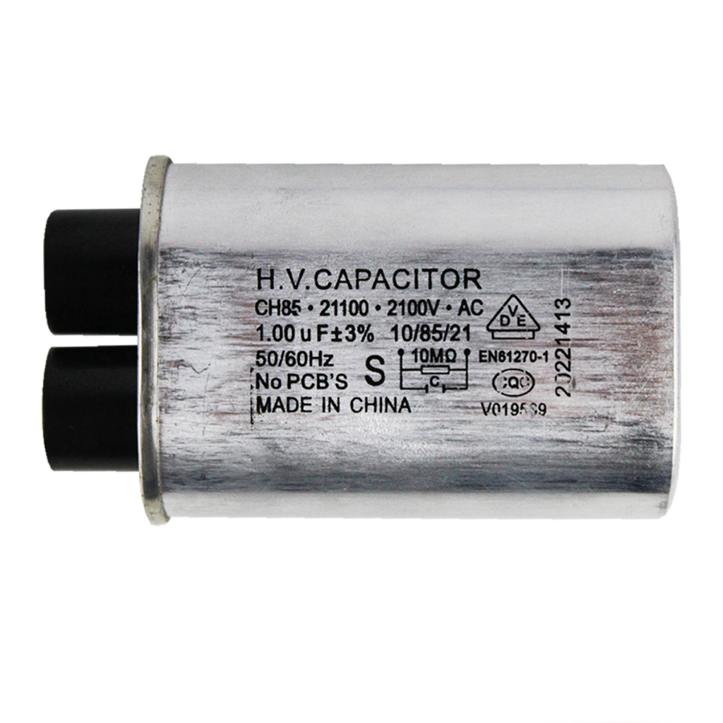 Capacitor 1.00uf Tripolar Alta tensão 2100V HV High Voltage