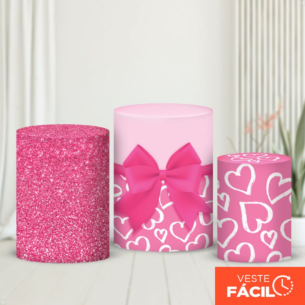 Trio Capas Cilindros Boneca Veste Fácil em Tecido com Elástico para Festas em Oferta na Shopee