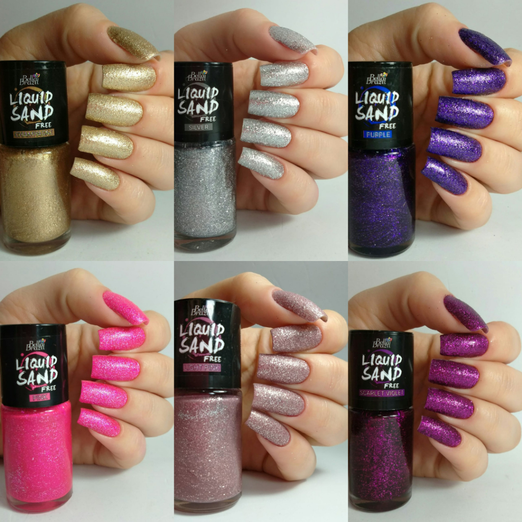 Esmalte Liquid Sand Free Gliter - Efeito Cristal em Oferta na Shopee