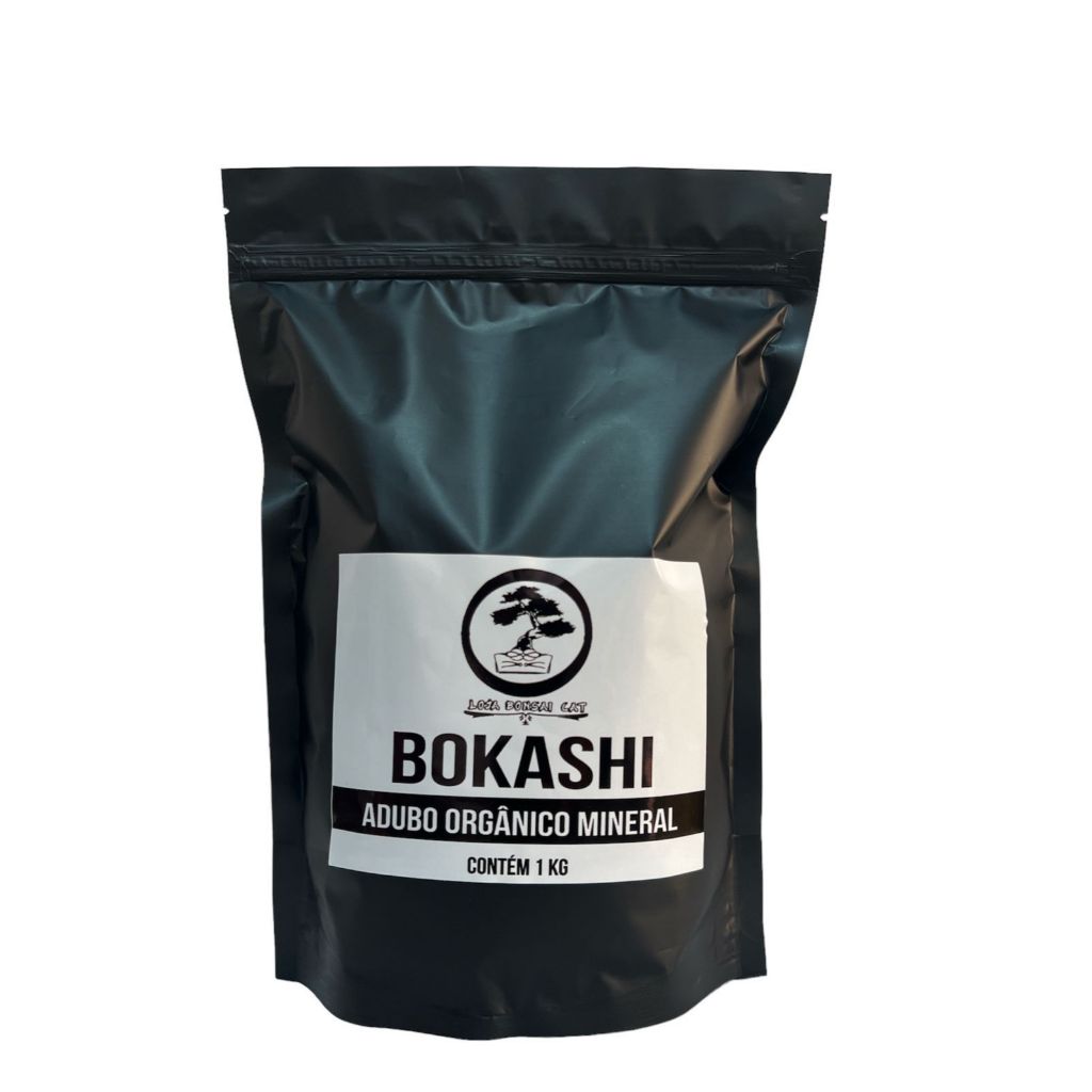 Adubo Bokashi Orgânico Mineral Misto 1Kg ideal Para Bonsai, Orquídeas, Rosa do Deserto, Suculenta