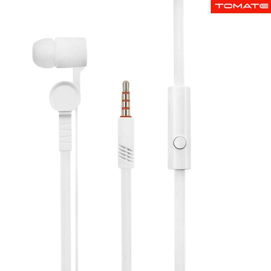 Fone De Ouvido Super Bass Com Fio 3,5MM E Microfone  Tomate MF-A101 - Audio