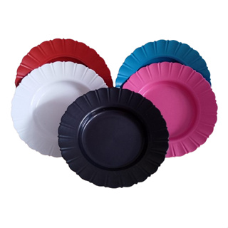 Jogo de Pratinhos Pétala Sobremesa Plástico em Oferta na Shopee