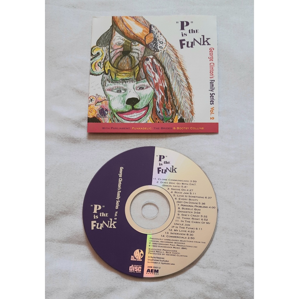 Cd P Is The Funk George Clinton (sem a contra capa)