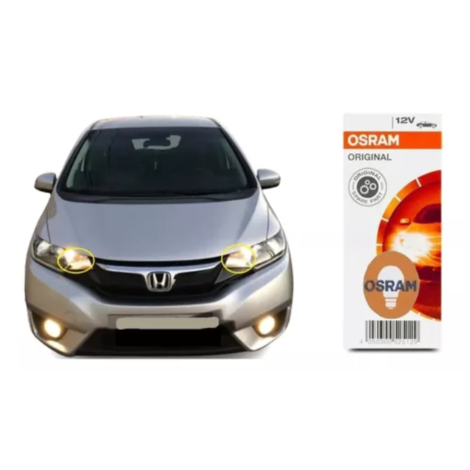 2 Lampadas Lanterna Dianteira Honda Fit 2015 2016 2017 Osram