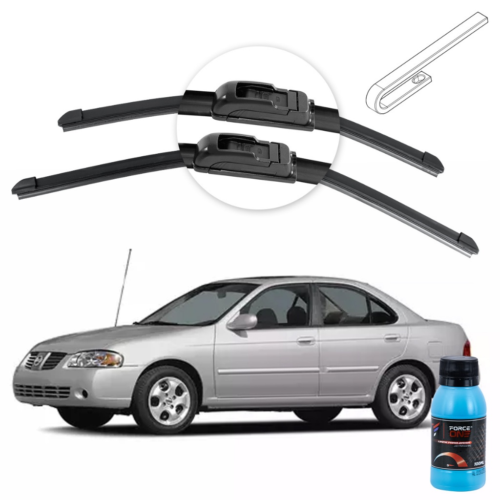 Palheta Limpador de Parabrisa Nissan Sentra II ano 05 a 06 Universal