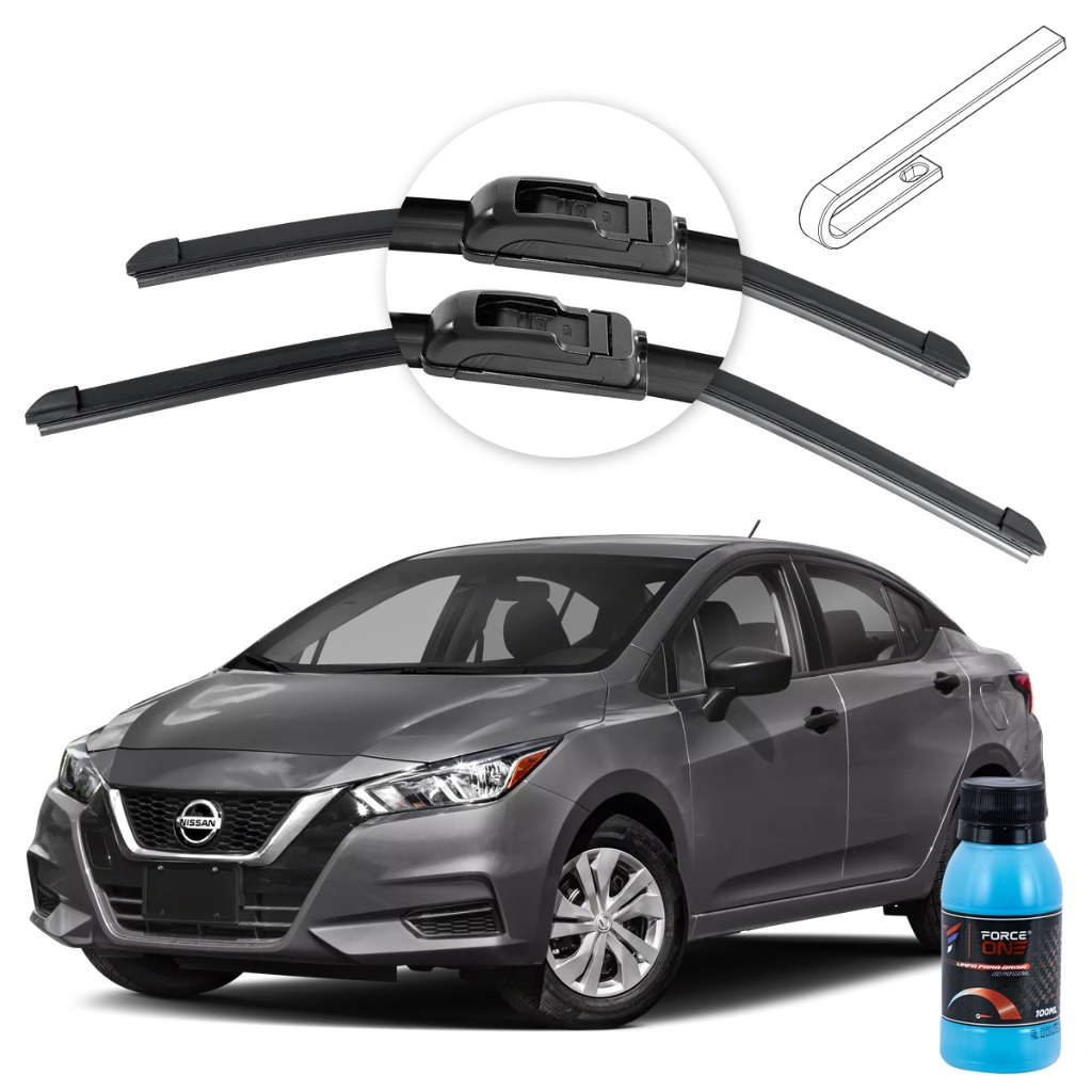 Palheta Limpador de Parabrisa Nissan Versa ano 21 a 2024 em Oferta na Shopee