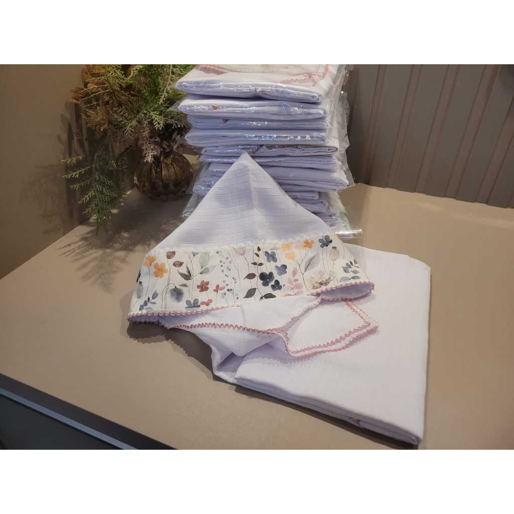 Toalha em Fralda para Bebê Promoção com Capuz Algodão Tricoline Saida de Banho bebe fralda grossa 100% Algodao