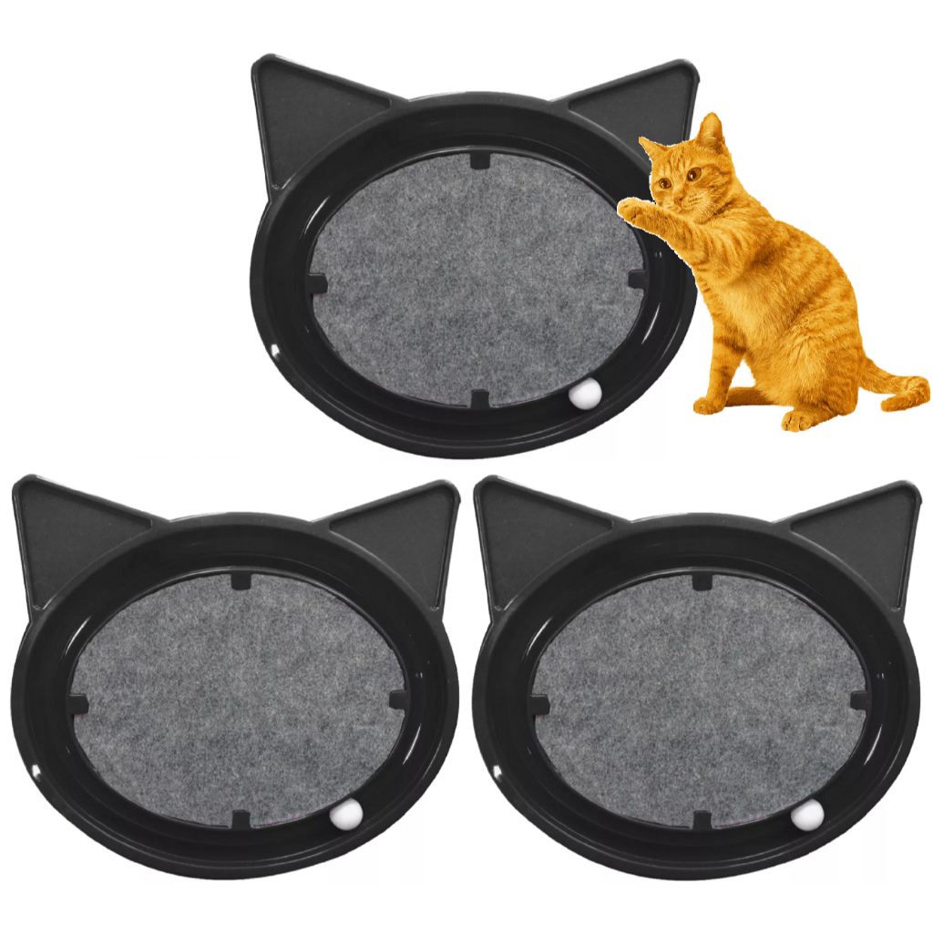 Kit 3 Super Cats Relax Furacao Pet Pop Black