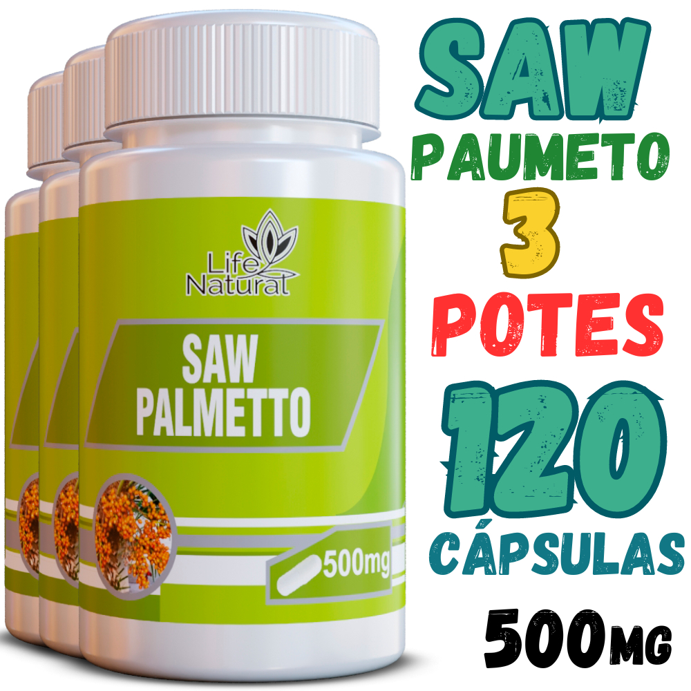 Saw Paumeto 100% Original 120 Capsulas saude do homem em Oferta na Shopee