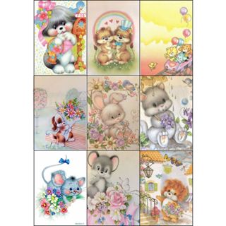 Papel De Carta Estilo Antigo Nostálgico Impresso de Alta Qualidade Kit 45 Unidades Variadas em Oferta na Shopee