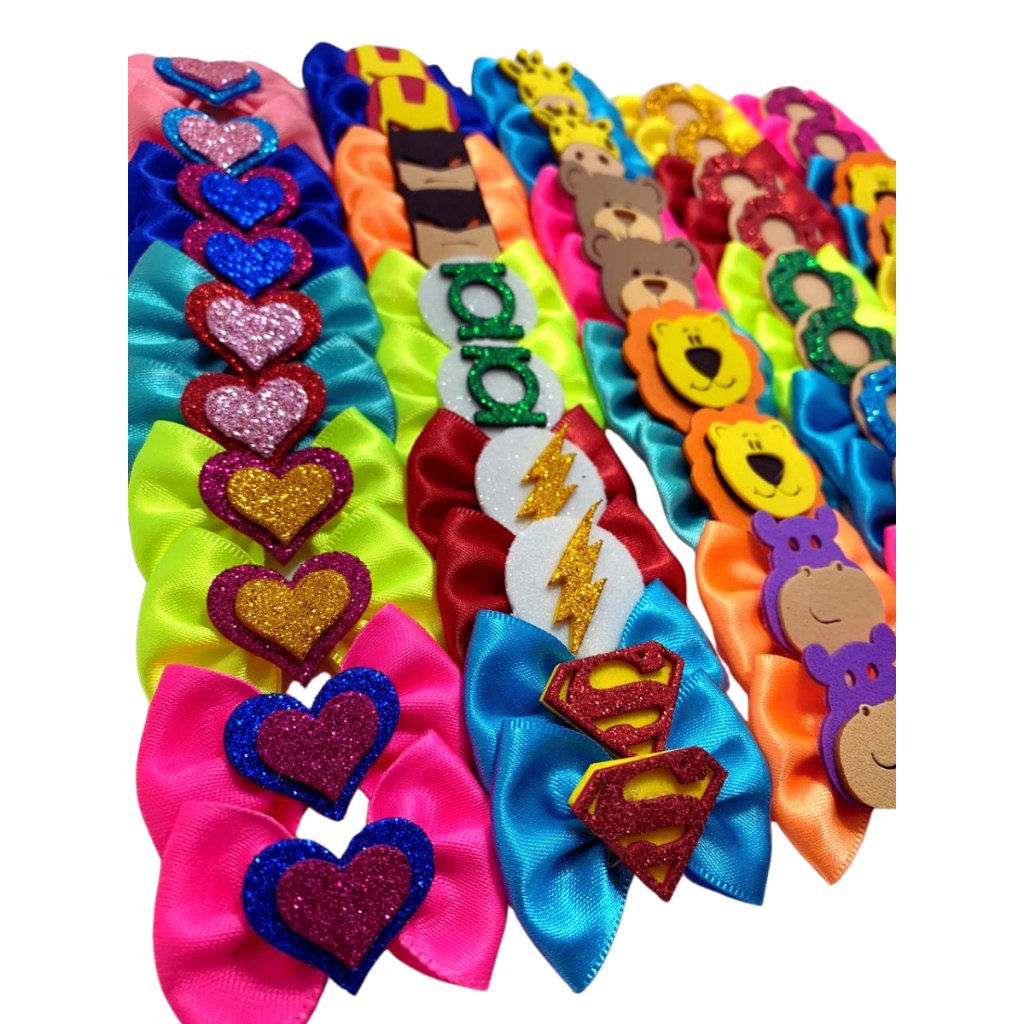 Kit 50 Lacinhos Pet Cetim Misto Fêmea/Macho Cães Cachorro Banho e Tosa em Oferta na Shopee