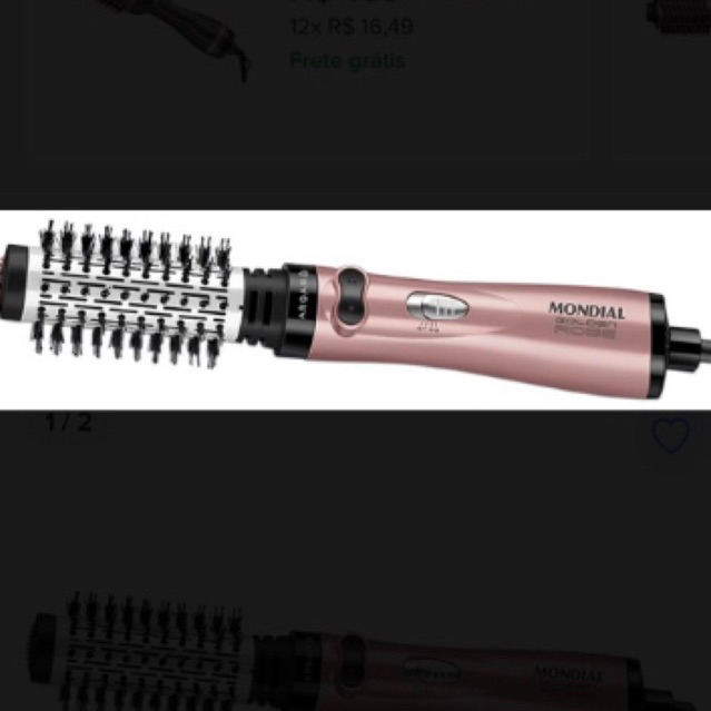 escova rotativa mondial golden rose argan 110v