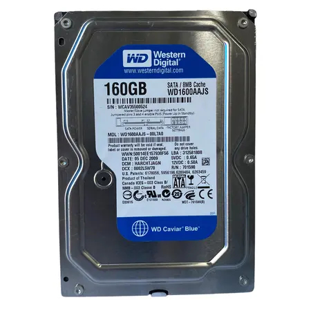 HD 160 GB PARA PC COMPUTADOR DESKTOP ALL IN ONE DVR TESTADO