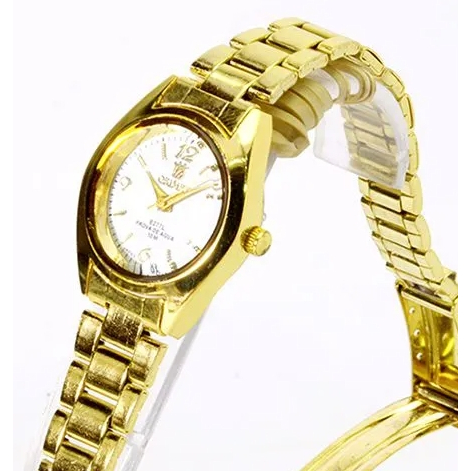 RELÓGIO  ORIMET FEMININO DOURADO PEQUENO Prova D´Água