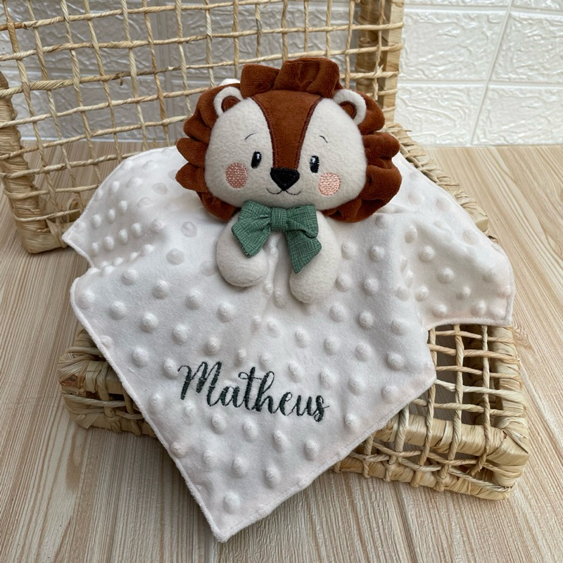 Naninha antialérgica com nome do seu bebê em Oferta na Shopee