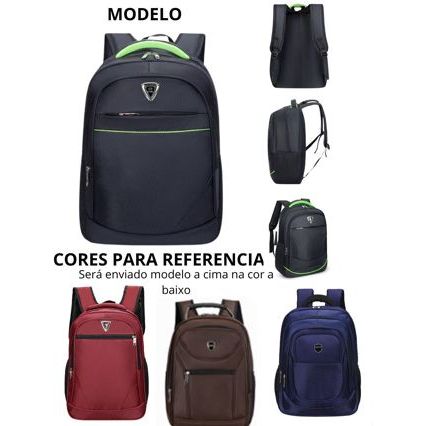 Mochila Masculina  Faculdade Impermeável Resistente Grande CHL 7156k em Oferta na Shopee