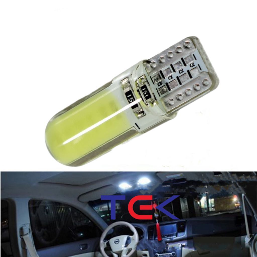 Kit 2 e 10 Lâmpada pingo T10 12 Leds silicone 12v 6000k em Oferta na Shopee