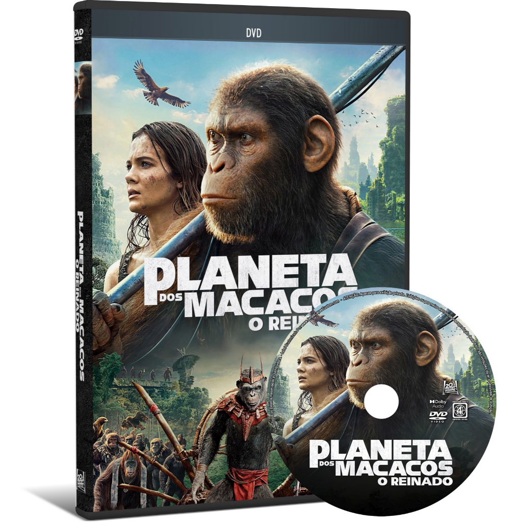 DVD Planeta dos Macacos: O Reinado (2024) em Oferta na Shopee