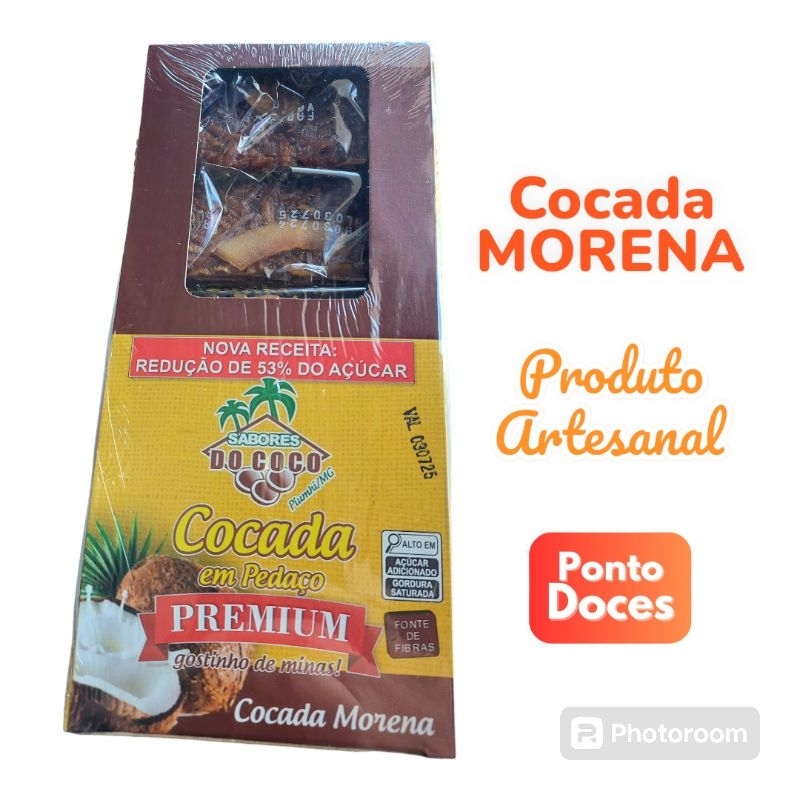 Cocada Premium - Sabores do Coco - Doce De Coco Premium - Qualidade Artesanal