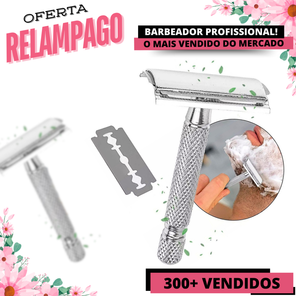 OFERTA Aparelho Barbeador Aço Inox Navalhas Profissional De Barbear Articulado Clássico Retrô Antigo Para Barbeador Com Lâmina Afiado Aparelho Barbeador Manual De Metal Estilo Retrô Com Lâmina