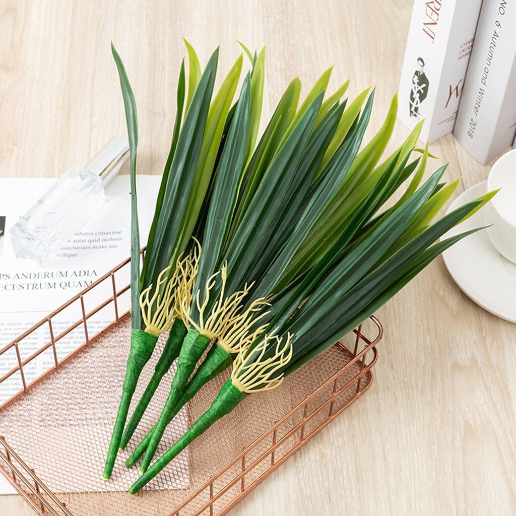 KIT 4 Folhas De Orquídea Artificial Floral Folhagem P/ Decoração Grande 40cm em Oferta na Shopee